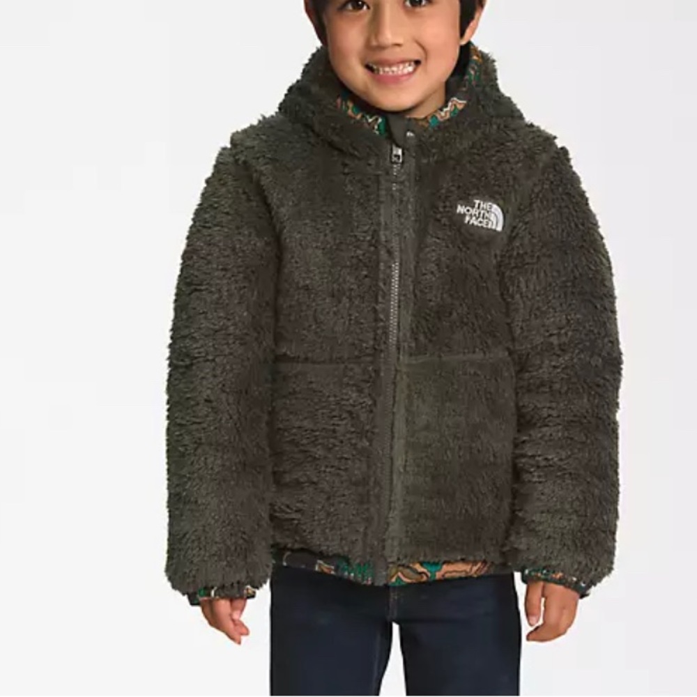 The North Face Kids’ Reversible Mount Chimbo Full-Zip Hooded Jacket size 3T